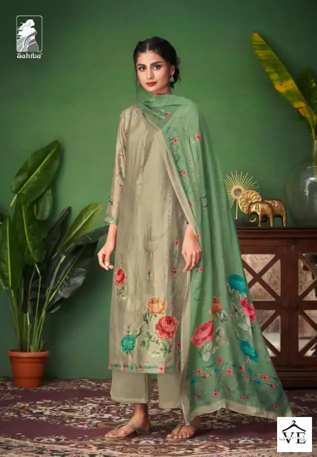 Sahiba Surkh Lawn Cotton Wholesale Designer Fancy Salwar Suit Catalog — Wholesale Salwar Suits, MPA wholesale from Surat - Gallery Image 4