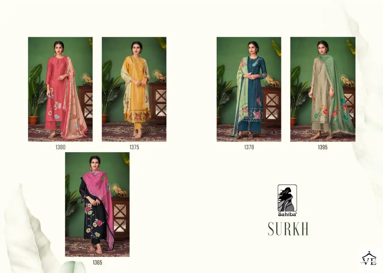 Sahiba Surkh Lawn Cotton Wholesale Designer Fancy Salwar Suit Catalog — Wholesale Salwar Suits, MPA wholesale from Surat — view 6
