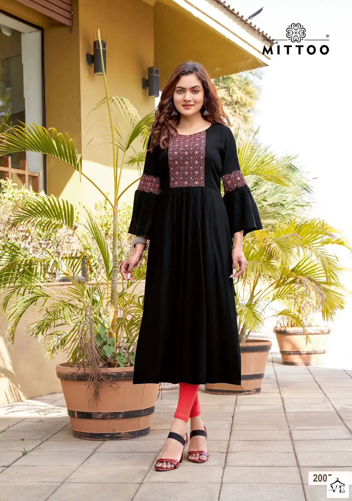 Mittoo Swagat Rincle Rayon Wholesale Kurti Catalog — Wholesale Kurtis, MPA wholesale from Surat — view 6
