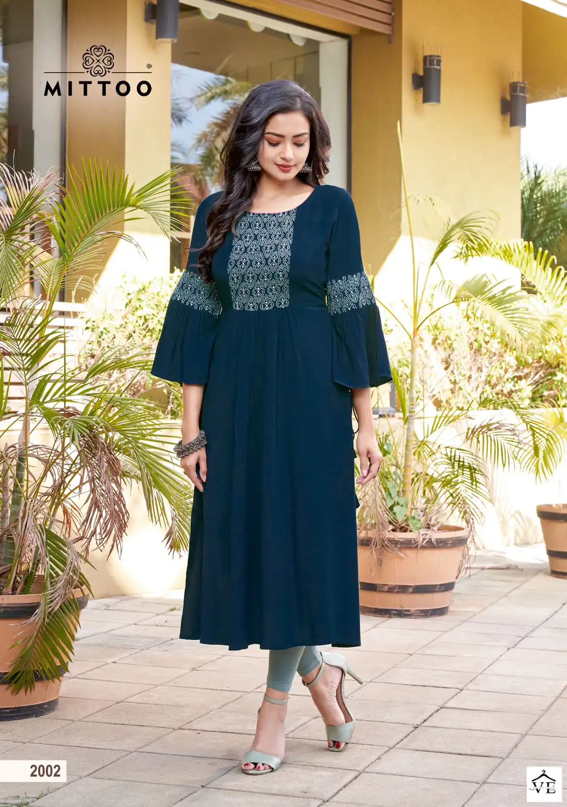 Mittoo Swagat Rincle Rayon Wholesale Kurtis Catalog — Wholesale Kurtis, MPA wholesale from Surat - Gallery Image 3