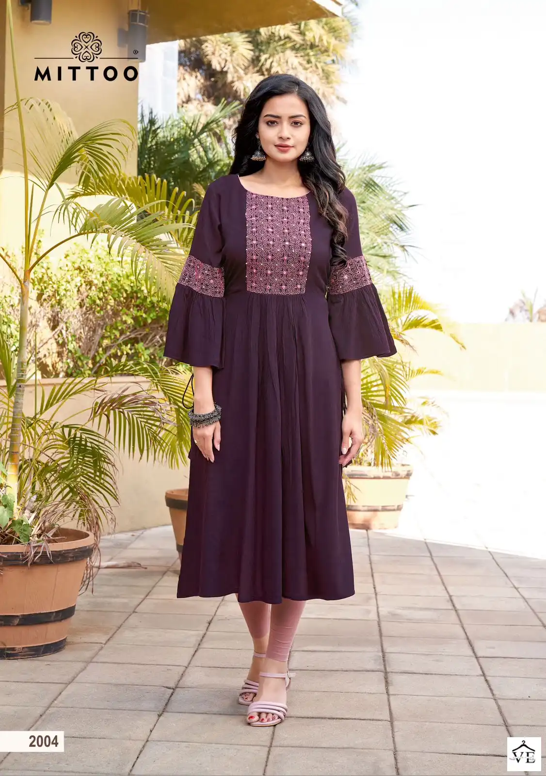 Mittoo Swagat Rincle Rayon Wholesale Kurtis Catalog — Wholesale Kurtis, MPA wholesale from Surat - Gallery Image 4