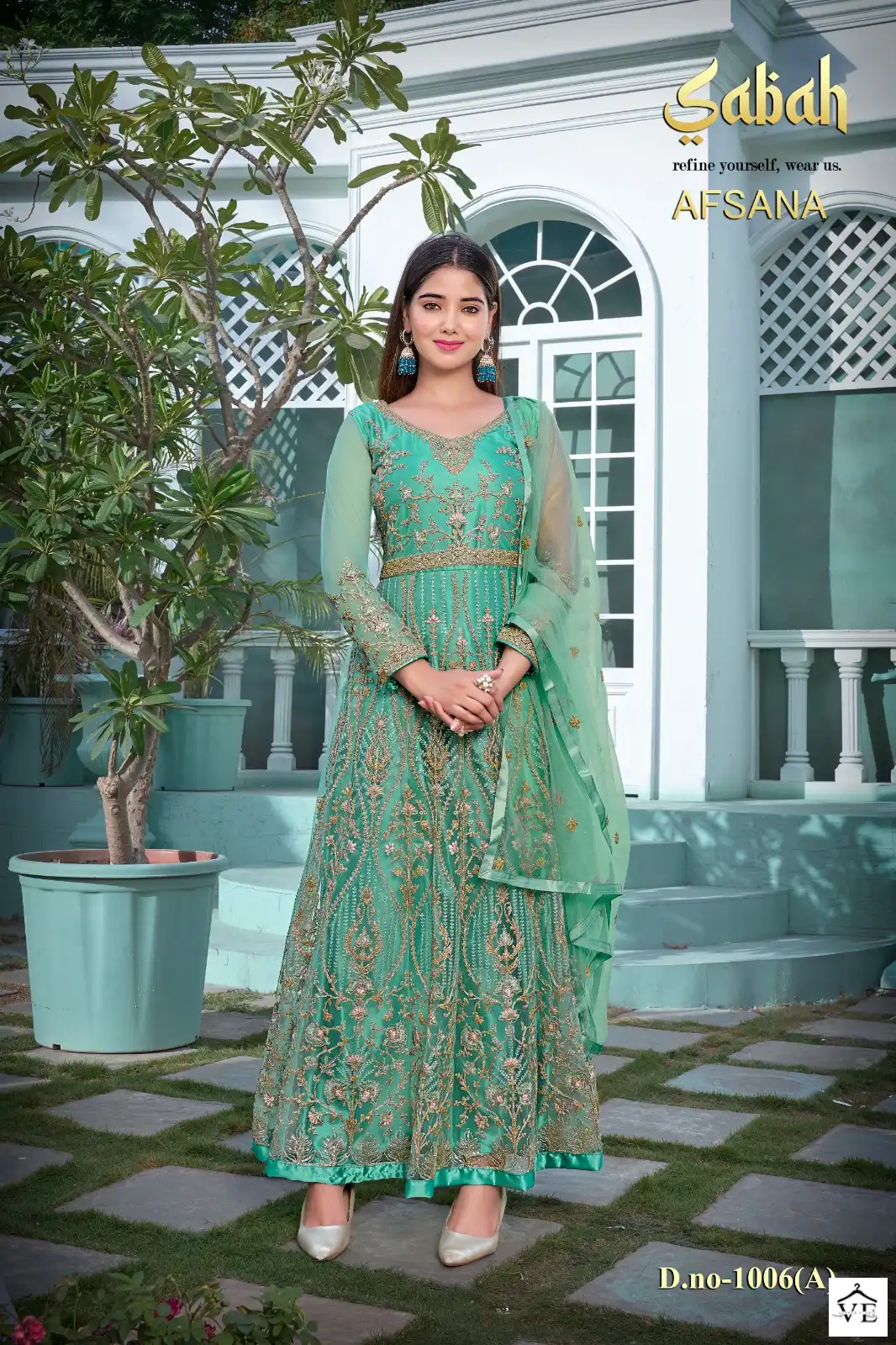 Vardan Ethnic Sabah Afsana Vol 2 Heavy Butterfly Net Wholesale Designer Salwar Suit Catalog — Wholesale Salwar Suits, MPA wholesale from Surat - Gallery Image 4