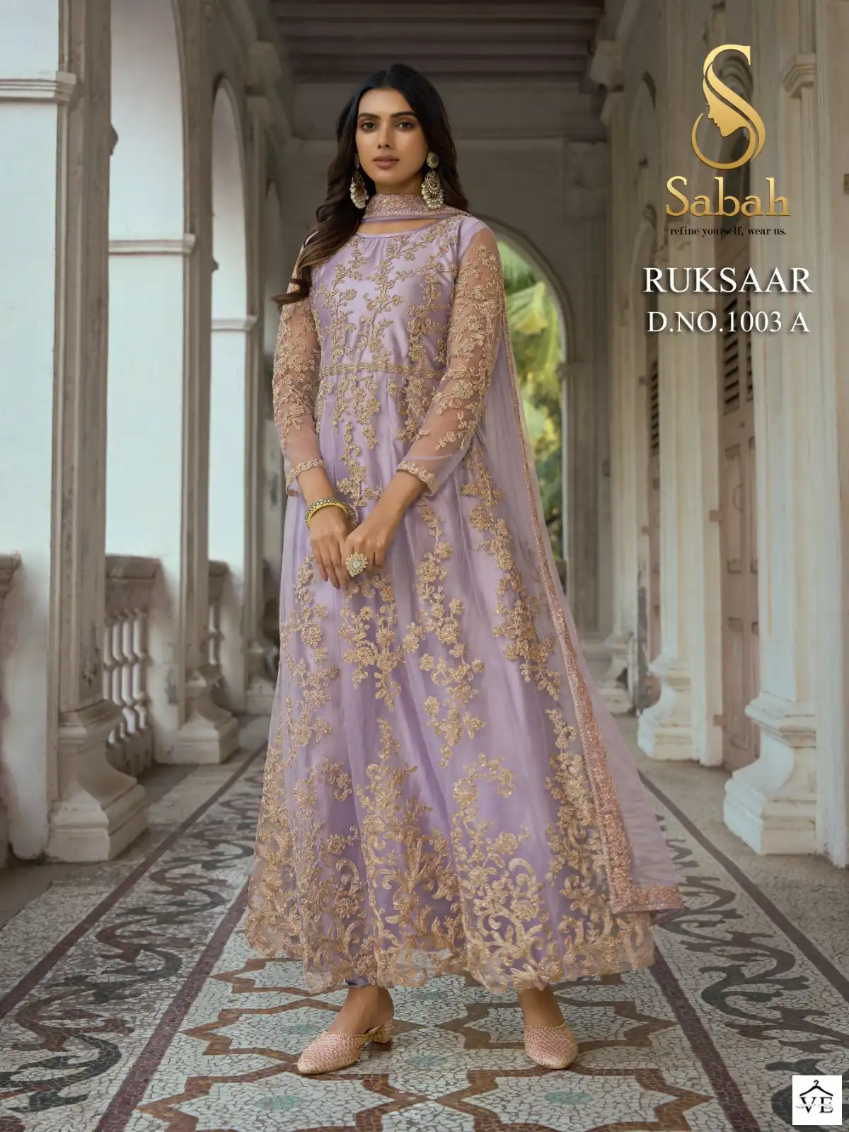 Vardan Ethnic Sabah Ruksaar 1003 Color Plus Heavy Butterfly Net Wholesale Designer Readymade Salwar Suit Catalog — Wholesale Salwar Suits, MPA wholesale from Surat - Gallery Image 2