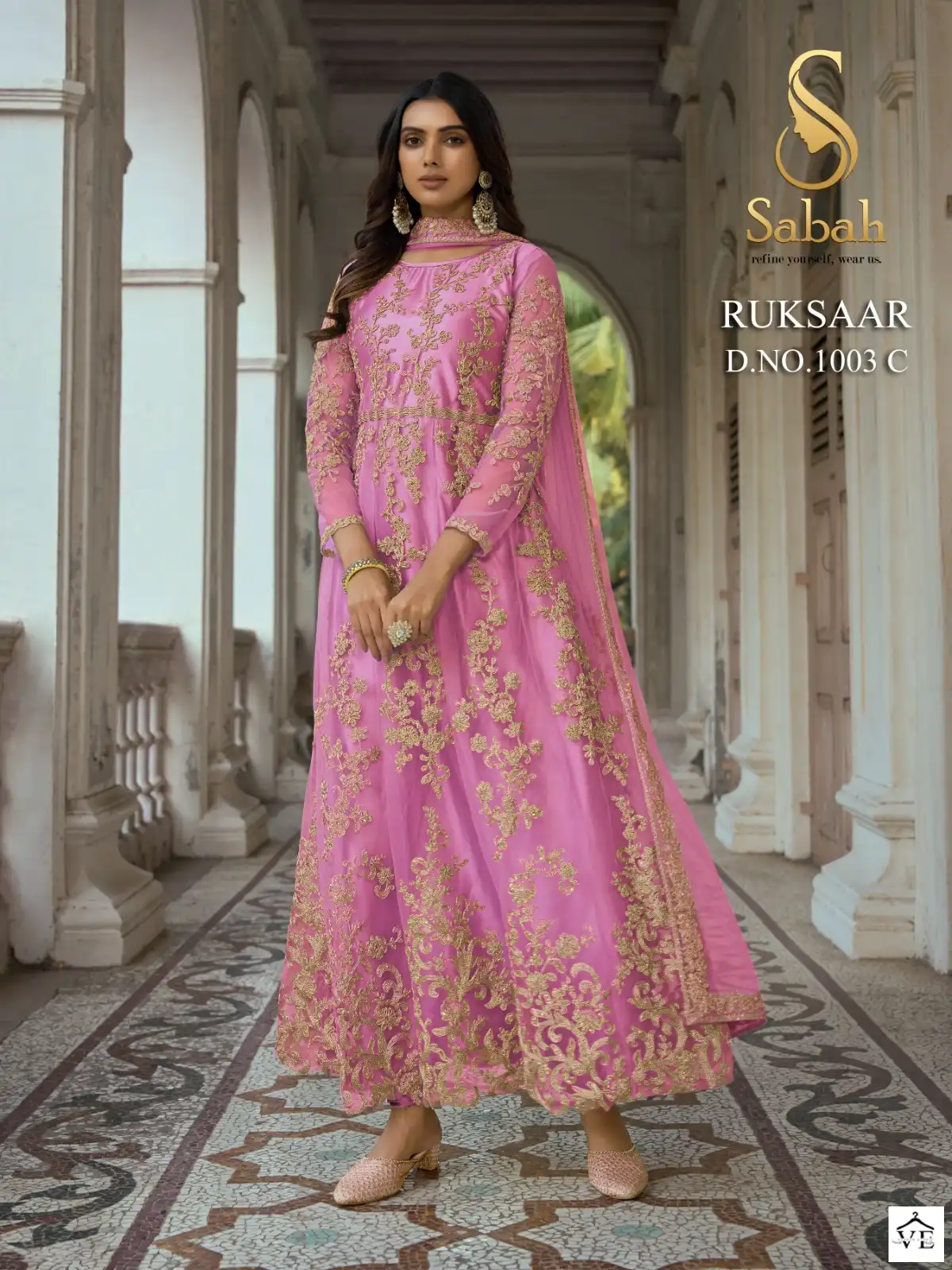 Vardan Ethnic Sabah Ruksaar 1003 Color Plus Heavy Butterfly Net Wholesale Designer Readymade Salwar Suit Catalog — Wholesale Salwar Suits, MPA wholesale from Surat - Gallery Image 3