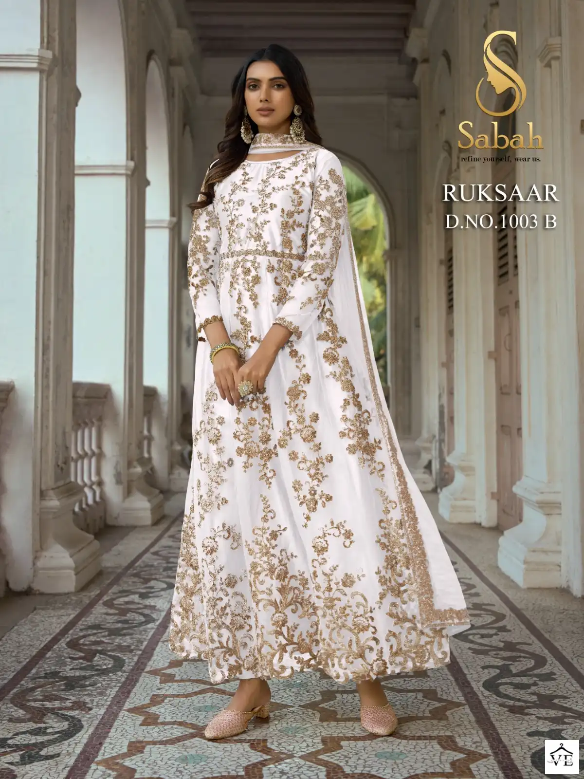 Vardan Ethnic Sabah Ruksaar 1003 Color Plus Heavy Butterfly Net Wholesale Designer Readymade Salwar Suit Catalog — Wholesale Salwar Suits, MPA wholesale from Surat - Gallery Image 4