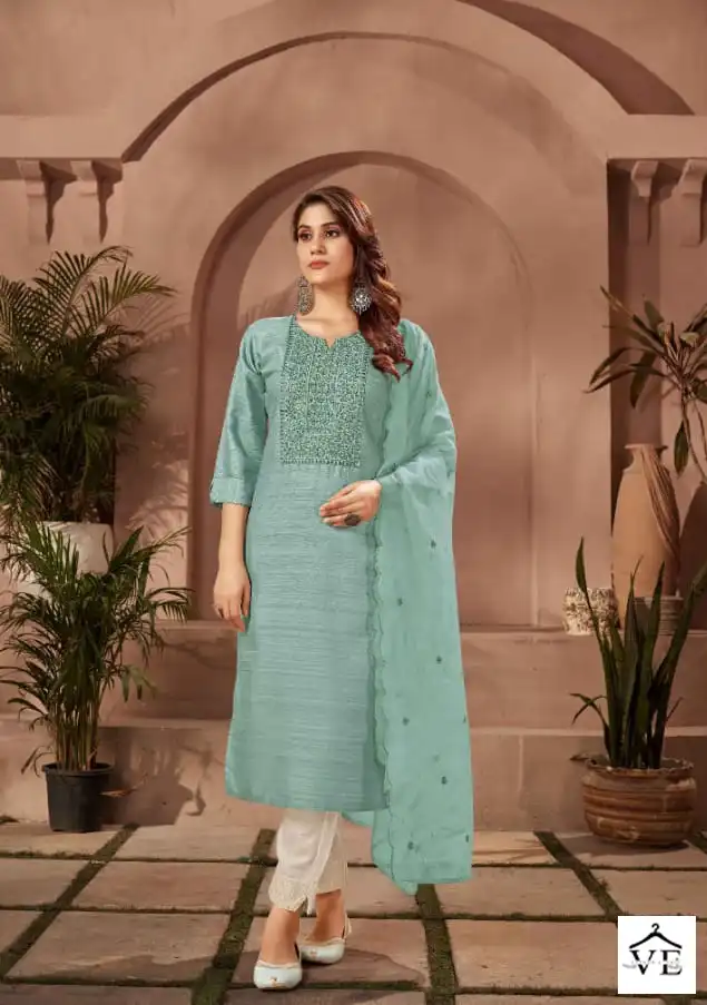 Vardan Ethnic Sadhana Fancy Wholesale Readymade Salwar Suit Catalog — Wholesale Salwar Suits, MPA wholesale from Surat - Gallery Image 4