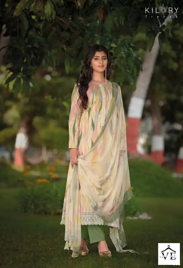 Kilory Trends Sharon Pure Lawn Cotton Wholesale Designer Salwar Suit Catalog — Wholesale Salwar Suits, MPA wholesale from Surat — view 6