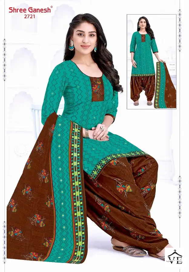 Shree Ganesh Hansika Vol 7 Cotton Wholesale Readymade Salwar Suit Catalog — Wholesale Salwar Suits, MPA wholesale from Surat - Gallery Image 18