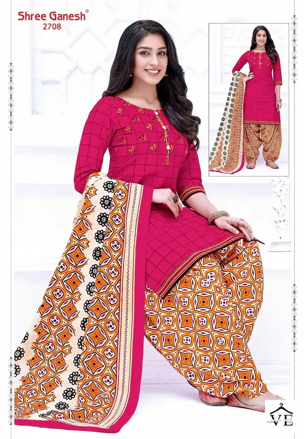 Shree Ganesh Hansika Vol 7 Cotton Wholesale Readymade Salwar Suit Catalog — Wholesale Salwar Suits, MPA wholesale from Surat - Gallery Image 23