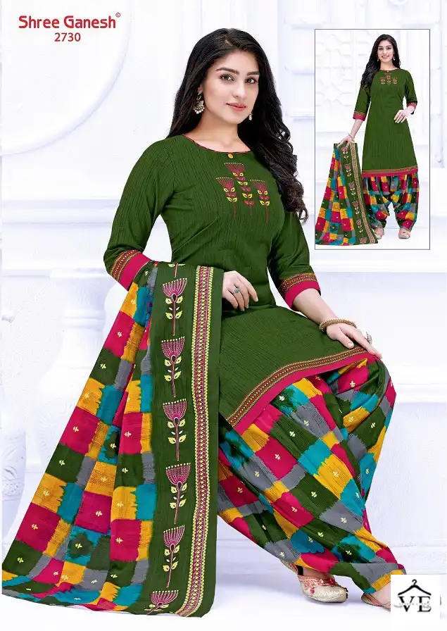 Shree Ganesh Hansika Vol 7 Cotton Wholesale Readymade Salwar Suit Catalog — Wholesale Salwar Suits, MPA wholesale from Surat - Gallery Image 26