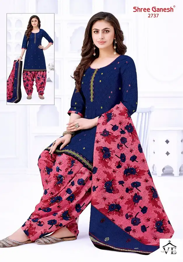Shree Ganesh Hansika Vol 7 Cotton Wholesale Readymade Salwar Suit Catalog — Wholesale Salwar Suits, MPA wholesale from Surat - Gallery Image 32