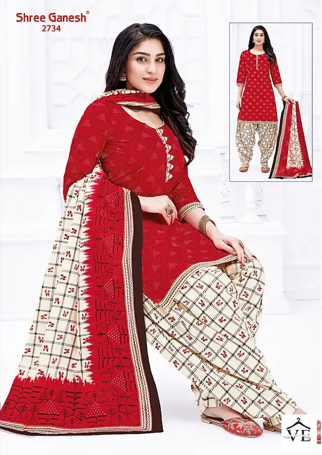 Shree Ganesh Hansika Vol 7 Cotton Wholesale Readymade Salwar Suit Catalog — Wholesale Salwar Suits, MPA wholesale from Surat - Gallery Image 35
