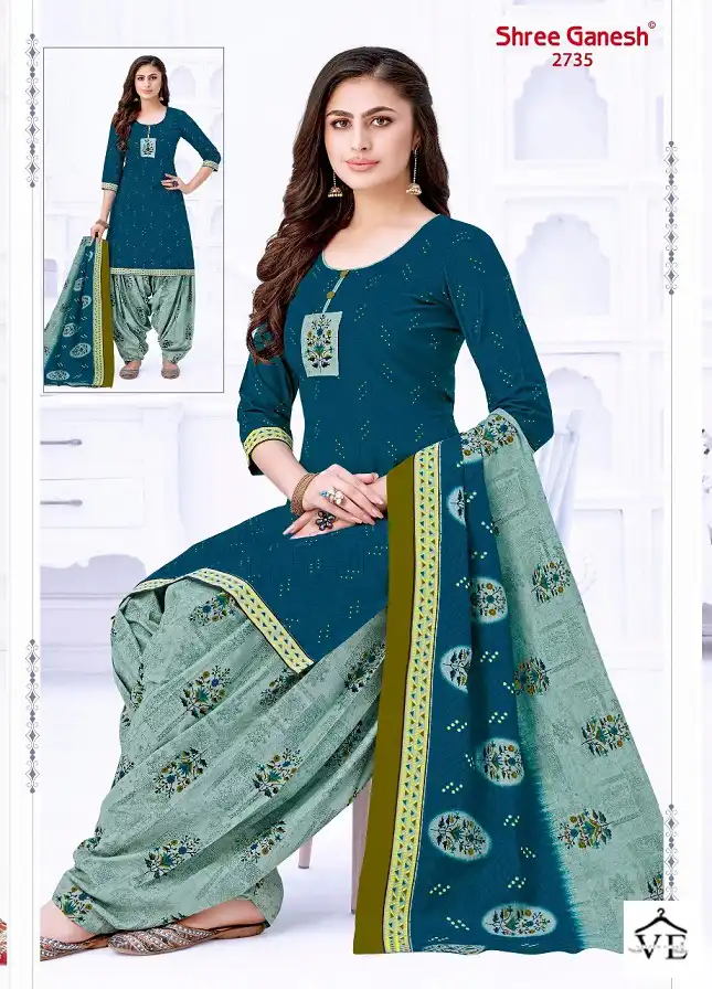 Shree Ganesh Hansika Vol 7 Cotton Wholesale Readymade Salwar Suit Catalog — Wholesale Salwar Suits, MPA wholesale from Surat - Gallery Image 36