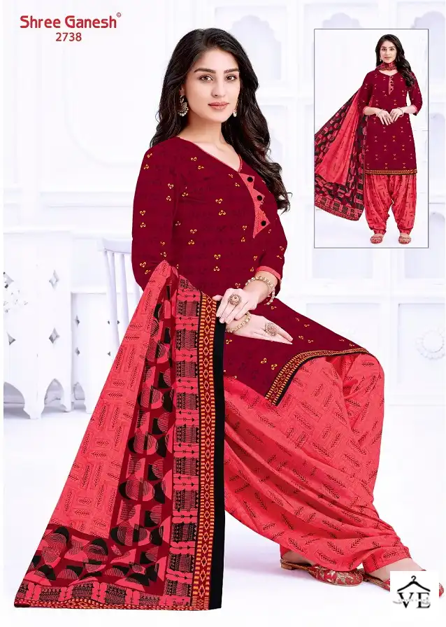 Shree Ganesh Hansika Vol 7 Cotton Wholesale Readymade Salwar Suit Catalog — Wholesale Salwar Suits, MPA wholesale from Surat - Gallery Image 37