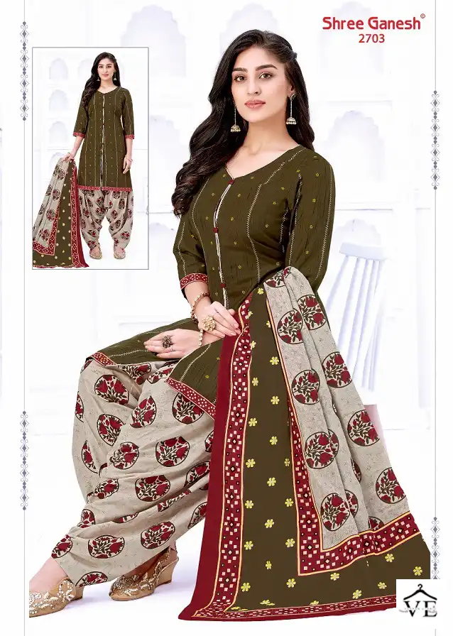 Shree Ganesh Hansika Vol 7 Cotton Wholesale Readymade Salwar Suit Catalog — Wholesale Salwar Suits, MPA wholesale from Surat - Gallery Image 3