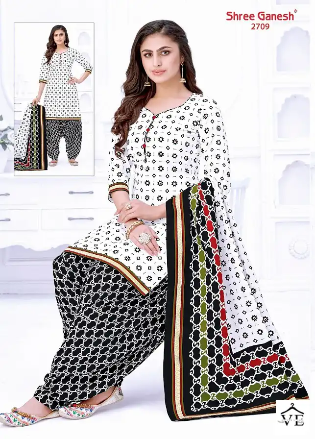 Shree Ganesh Hansika Vol 7 Cotton Wholesale Readymade Salwar Suit Catalog — Wholesale Salwar Suits, MPA wholesale from Surat - Gallery Image 6