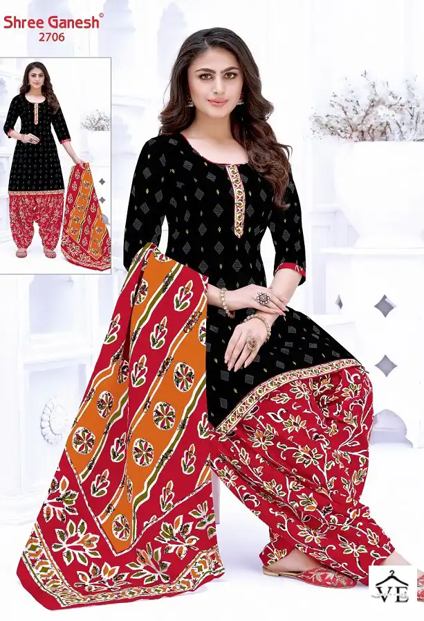 Shree Ganesh Hansika Vol 7 Cotton Wholesale Readymade Salwar Suit Catalog — Wholesale Salwar Suits, MPA wholesale from Surat - Gallery Image 7