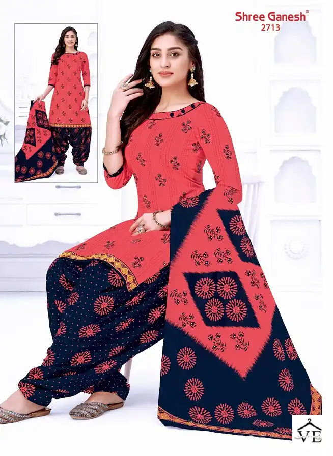 Shree Ganesh Hansika Vol 7 Cotton Wholesale Readymade Salwar Suit Catalog — Wholesale Salwar Suits, MPA wholesale from Surat - Gallery Image 8