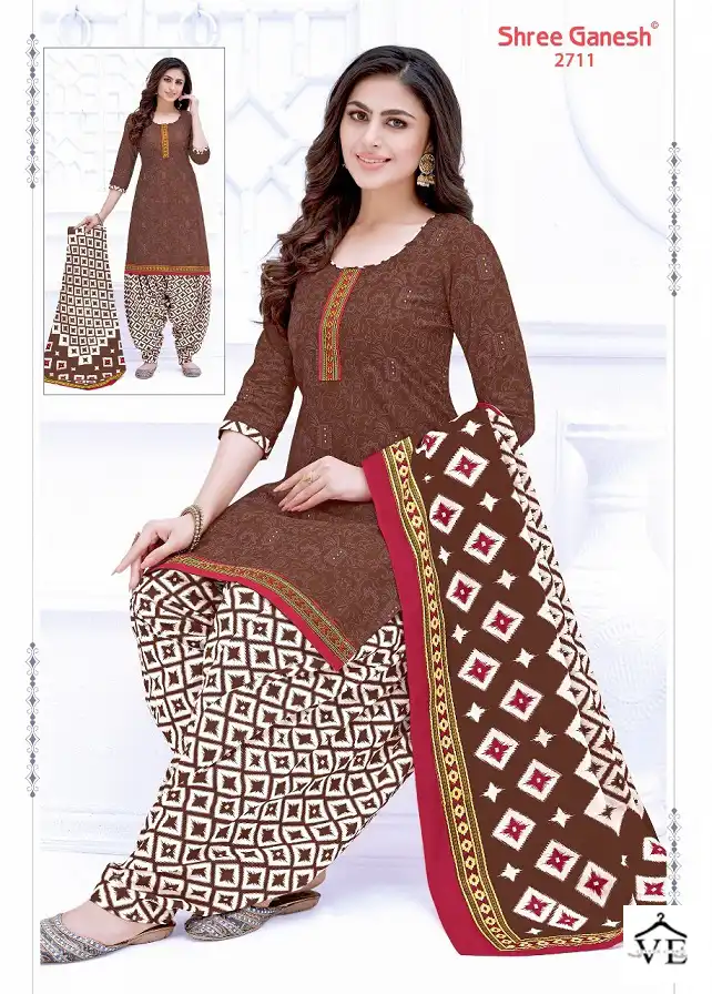 Shree Ganesh Hansika Vol 7 Cotton Wholesale Readymade Salwar Suit Catalog — Wholesale Salwar Suits, MPA wholesale from Surat - Gallery Image 10
