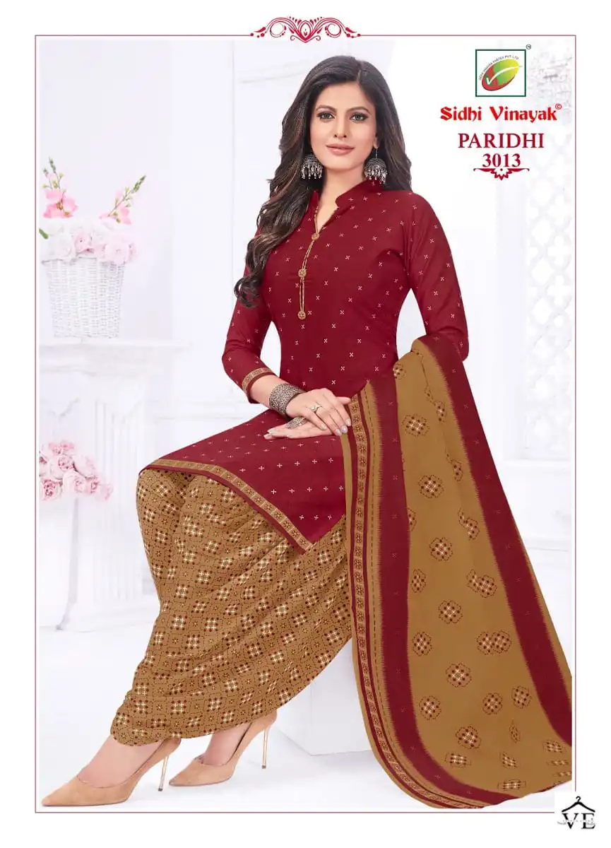 Vardan Ethnic Sidhi Vinayak Paridhi Vol3 Pure Cotton Wholesale Readymade Salwar Suit Catalog — Wholesale Salwar Suits, MPA wholesale from Surat - Gallery Image 2