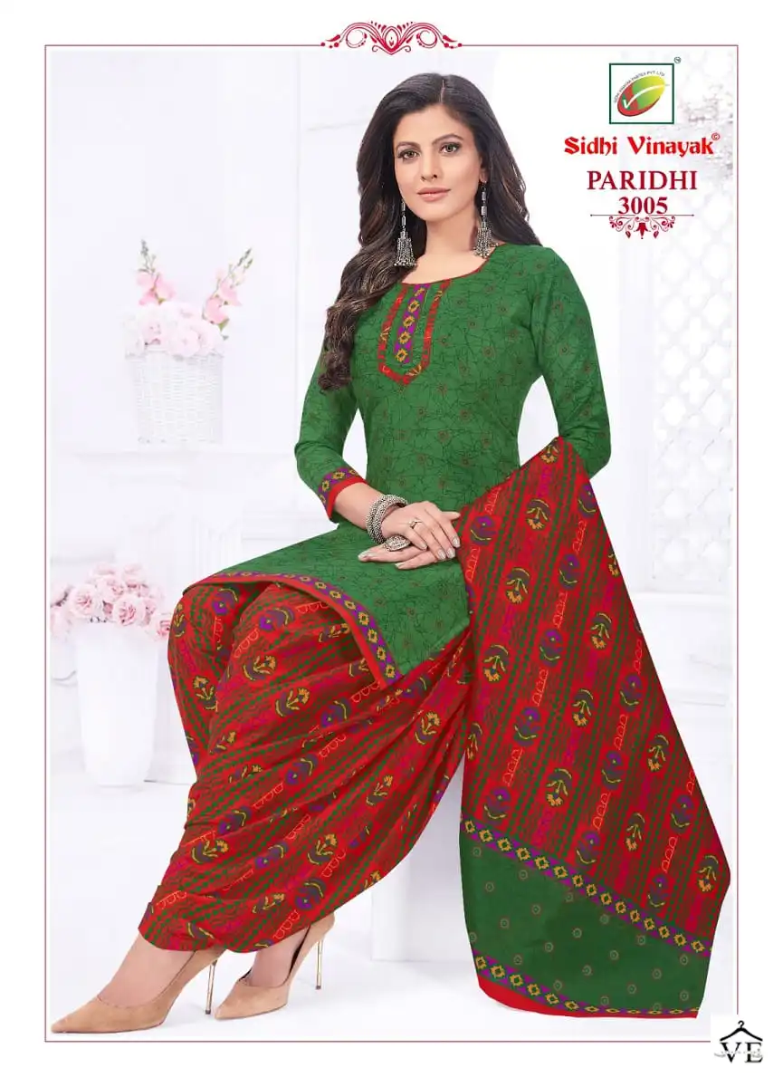 Vardan Ethnic Sidhi Vinayak Paridhi Vol3 Pure Cotton Wholesale Readymade Salwar Suit Catalog — Wholesale Salwar Suits, MPA wholesale from Surat - Gallery Image 3