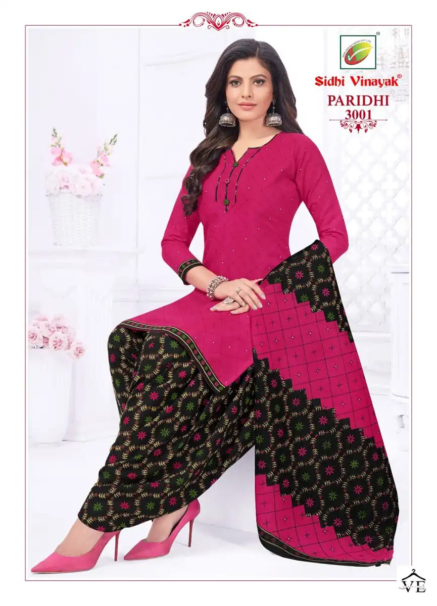 Vardan Ethnic Sidhi Vinayak Paridhi Vol3 Pure Cotton Wholesale Readymade Salwar Suit Catalog — Wholesale Salwar Suits, MPA wholesale from Surat - Gallery Image 5