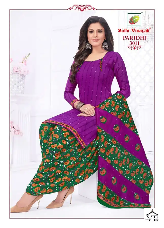 Vardan Ethnic Sidhi Vinayak Paridhi Vol3 Pure Cotton Wholesale Readymade Salwar Suit Catalog — Wholesale Salwar Suits, MPA wholesale from Surat - Gallery Image 7