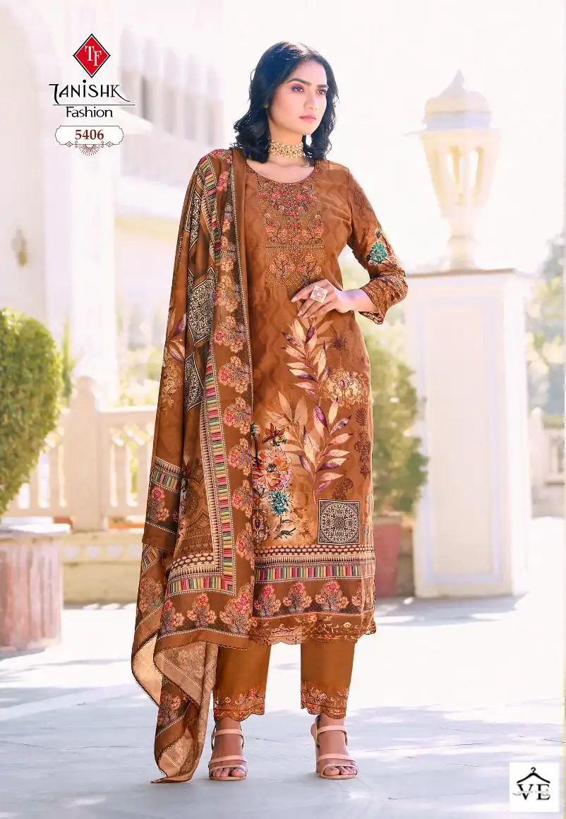 Tanishk Fashion Ibadat Cambric Cotton Wholesale Pakistani Salwar Suit Catalog — Wholesale Salwar Suits, MPA wholesale from Surat - Gallery Image 6