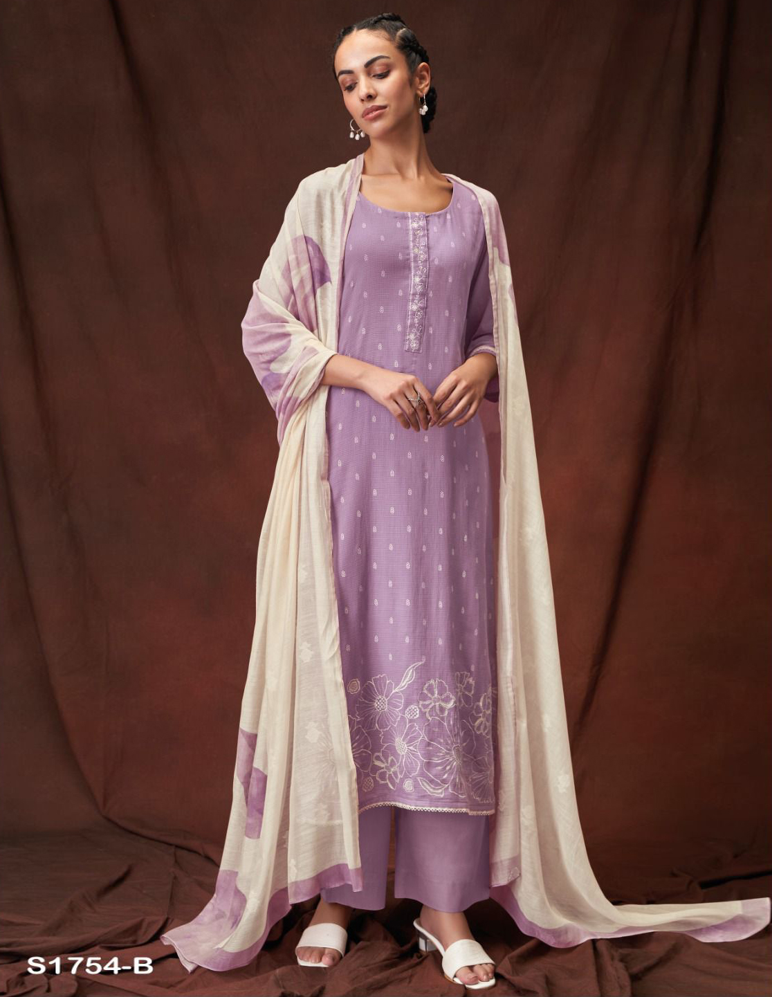 Ganga Teresa 1754 Premium Cotton Wholesale Designer Salwar Suit Catalog — Wholesale Salwar Suits, Ganga wholesale from Surat — view 1