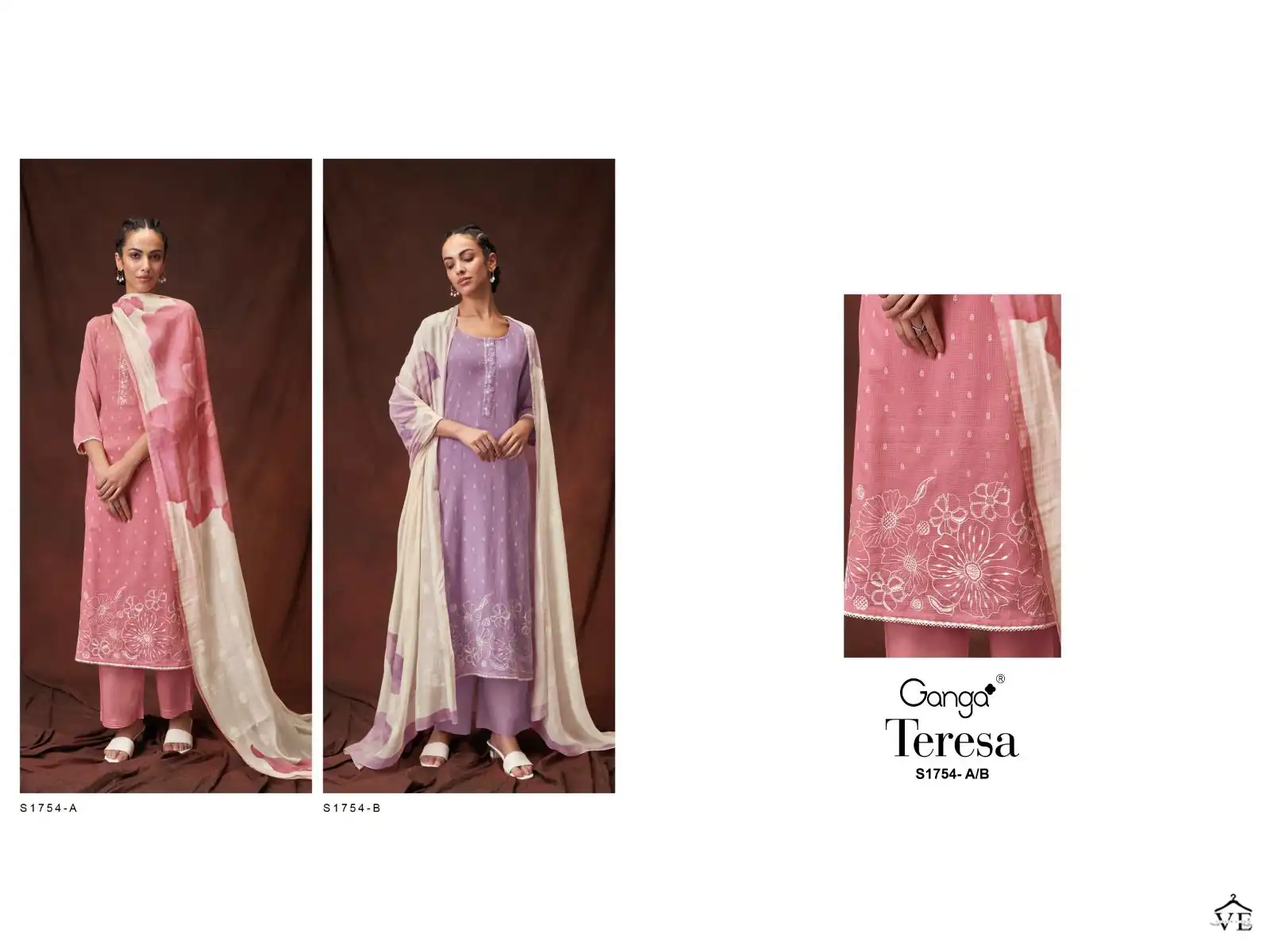 Ganga Teresa 1754 Premium Cotton Wholesale Designer Salwar Suit Catalog — Wholesale Salwar Suits, Ganga wholesale from Surat — view 5