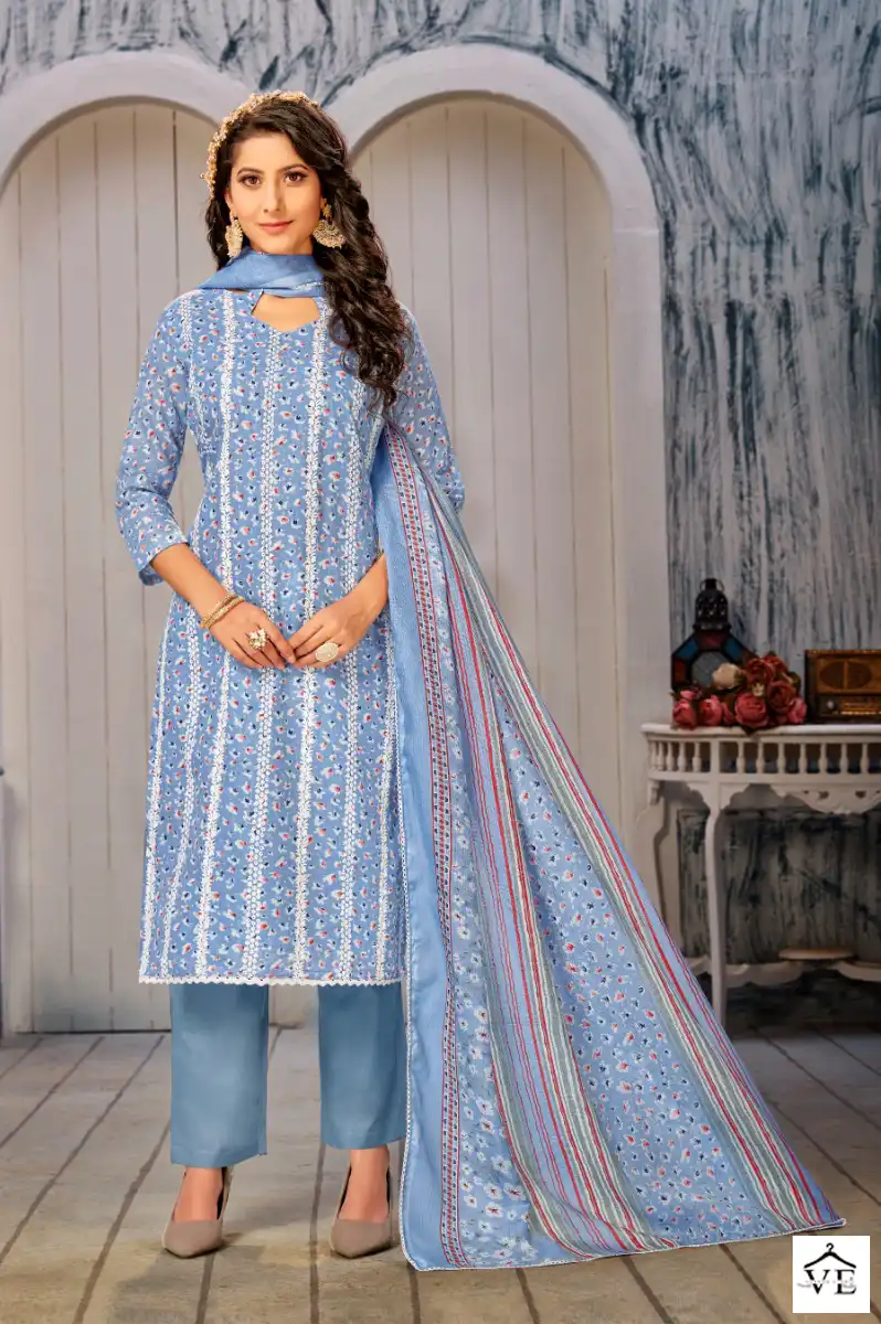 Bipson Thar 2111 Pure Cotton Wholesale Salwar Suit Catalog — Wholesale Salwar Suits, MPA wholesale from Surat - Gallery Image 6