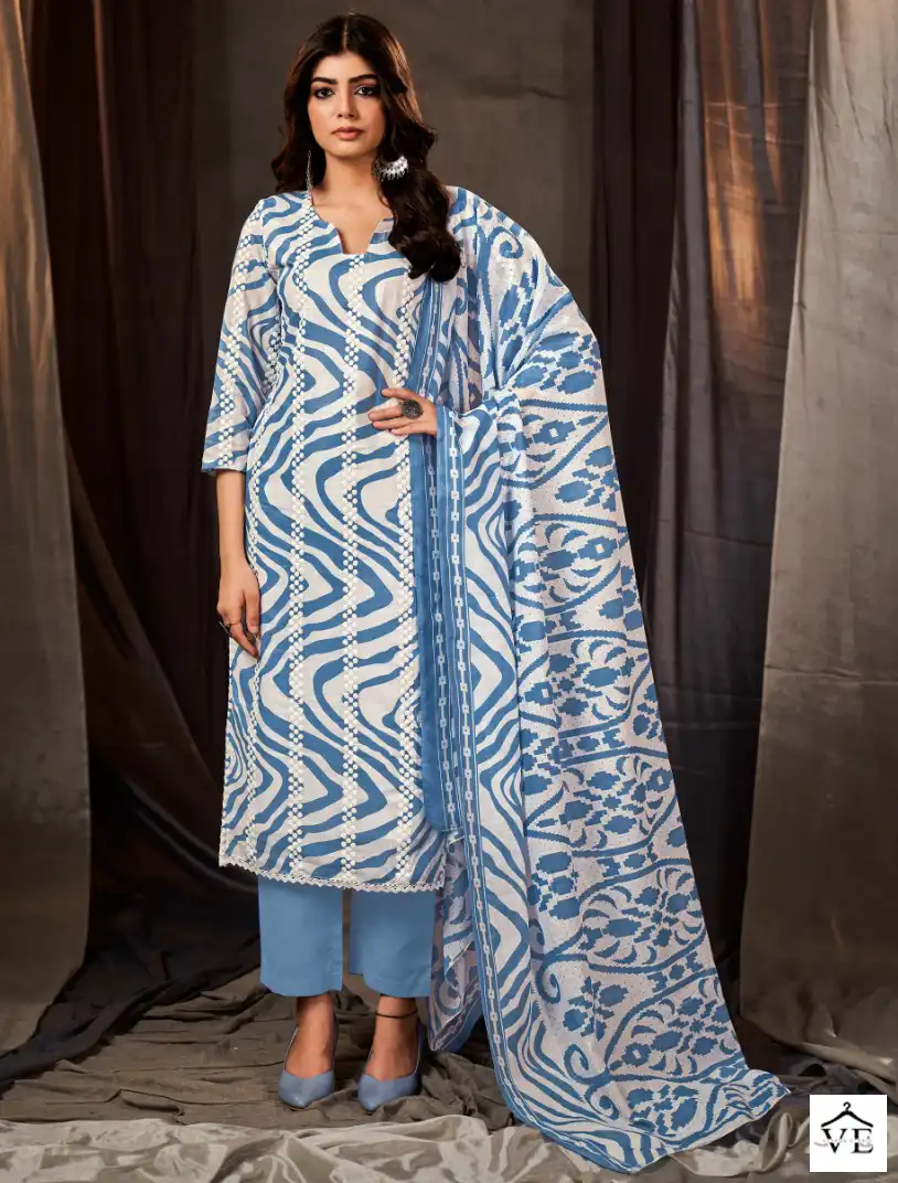 Bipson Thar 2193 Pure Cotton Wholesale Salwar Suit Catalog — Wholesale Salwar Suits, MPA wholesale from Surat — view 1