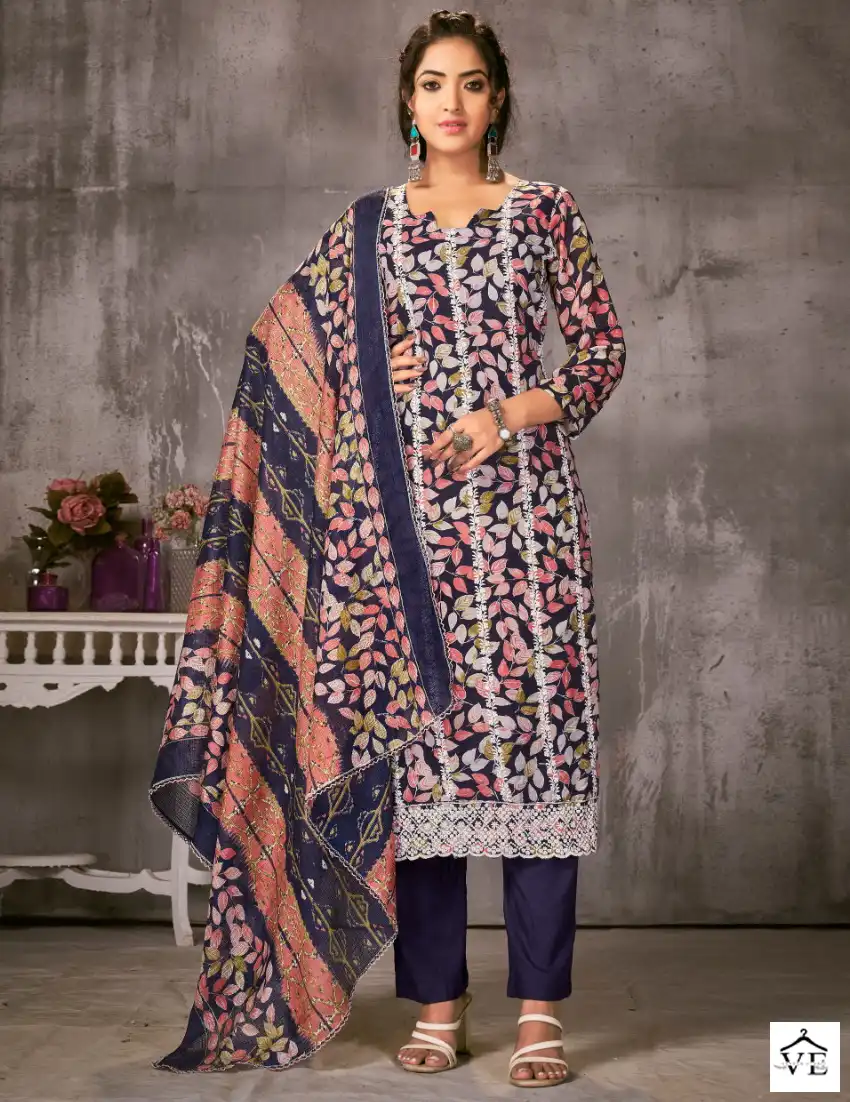 Bipson Thar 2197 Pure Cotton Wholesale Salwar Suit Catalog — Wholesale Salwar Suits, MPA wholesale from Surat — view 1