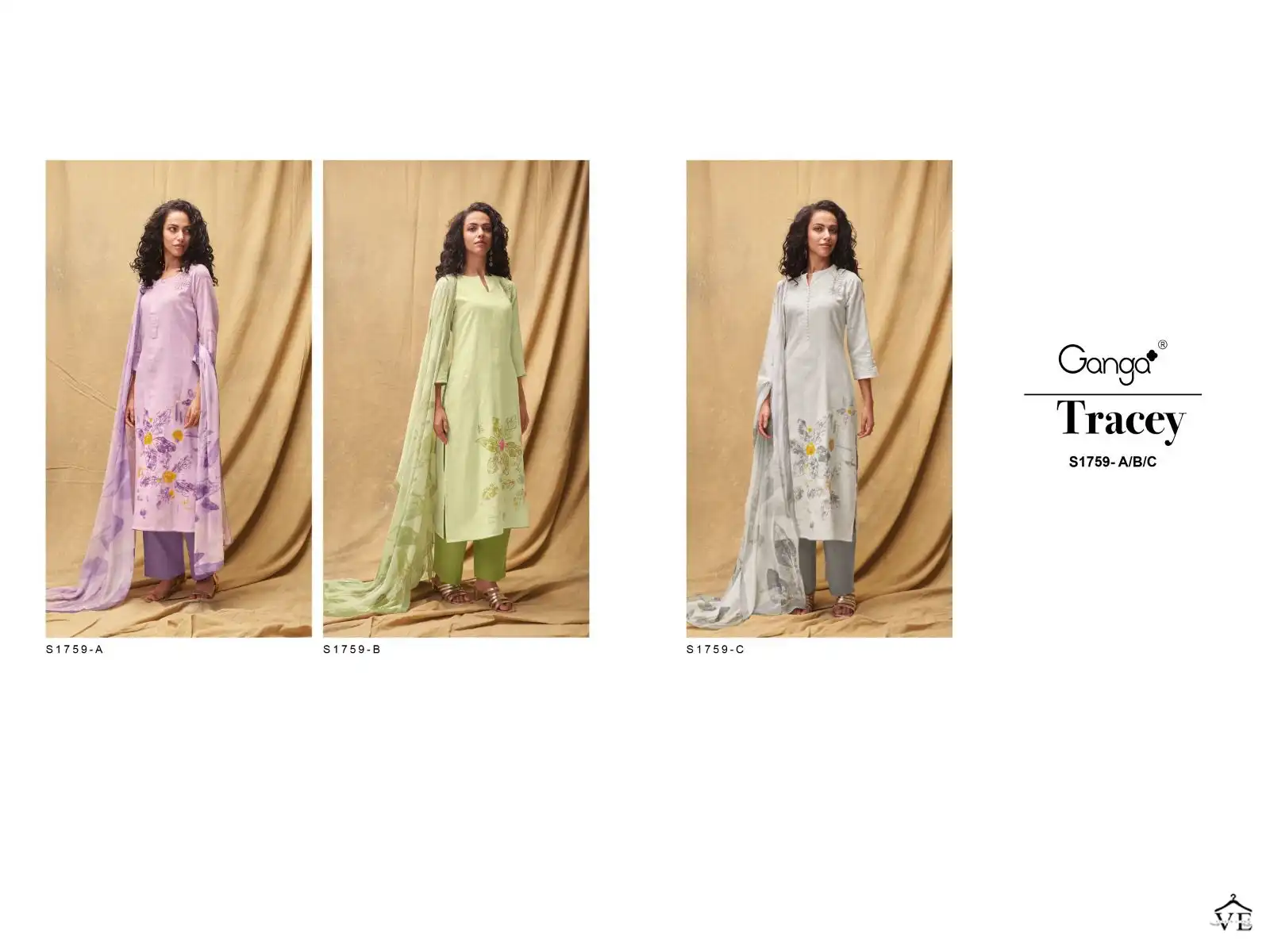 Ganga Tracey 1759 Premium Cotton Linen Wholesale Designer Salwar Suit Catalog — Wholesale Salwar Suits, MPA wholesale from Surat — view 5
