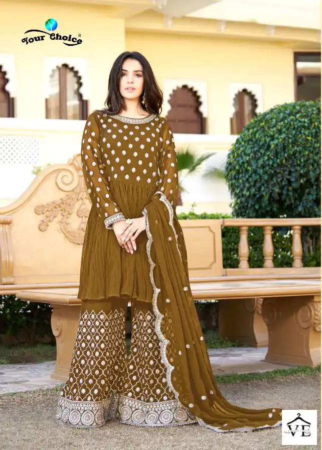 Your Choice Trandy Blooming Georgette Wholesale Designer Readymade Salwar Suit Catalog — Wholesale Salwar Suits, MPA wholesale from Surat - Gallery Image 2