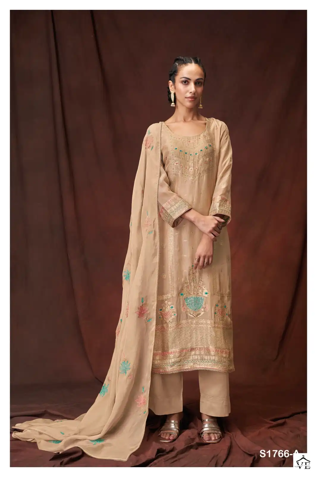 Ganga Triza 1766 Cotton Wholesale Designer Salwar Suit Catalog — Wholesale Salwar Suits, Ganga wholesale from Surat - Gallery Image 2