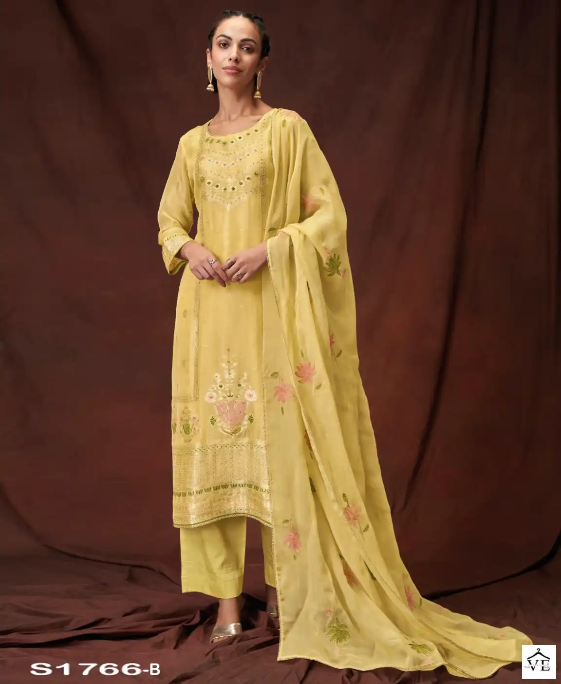 Ganga Triza 1766 Cotton Wholesale Designer Salwar Suit Catalog — Wholesale Salwar Suits, Ganga wholesale from Surat — view 1