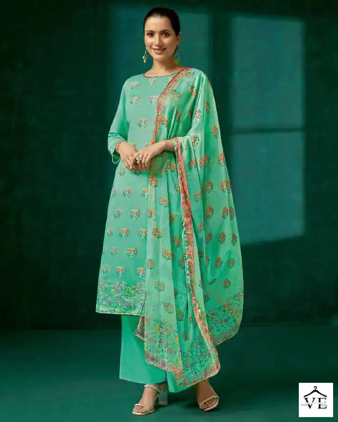 Alok Suits Tulsi Cotton Wholesale Designer Salwar Suit Catalog — Wholesale Salwar Suits, MPA wholesale from Surat — view 1