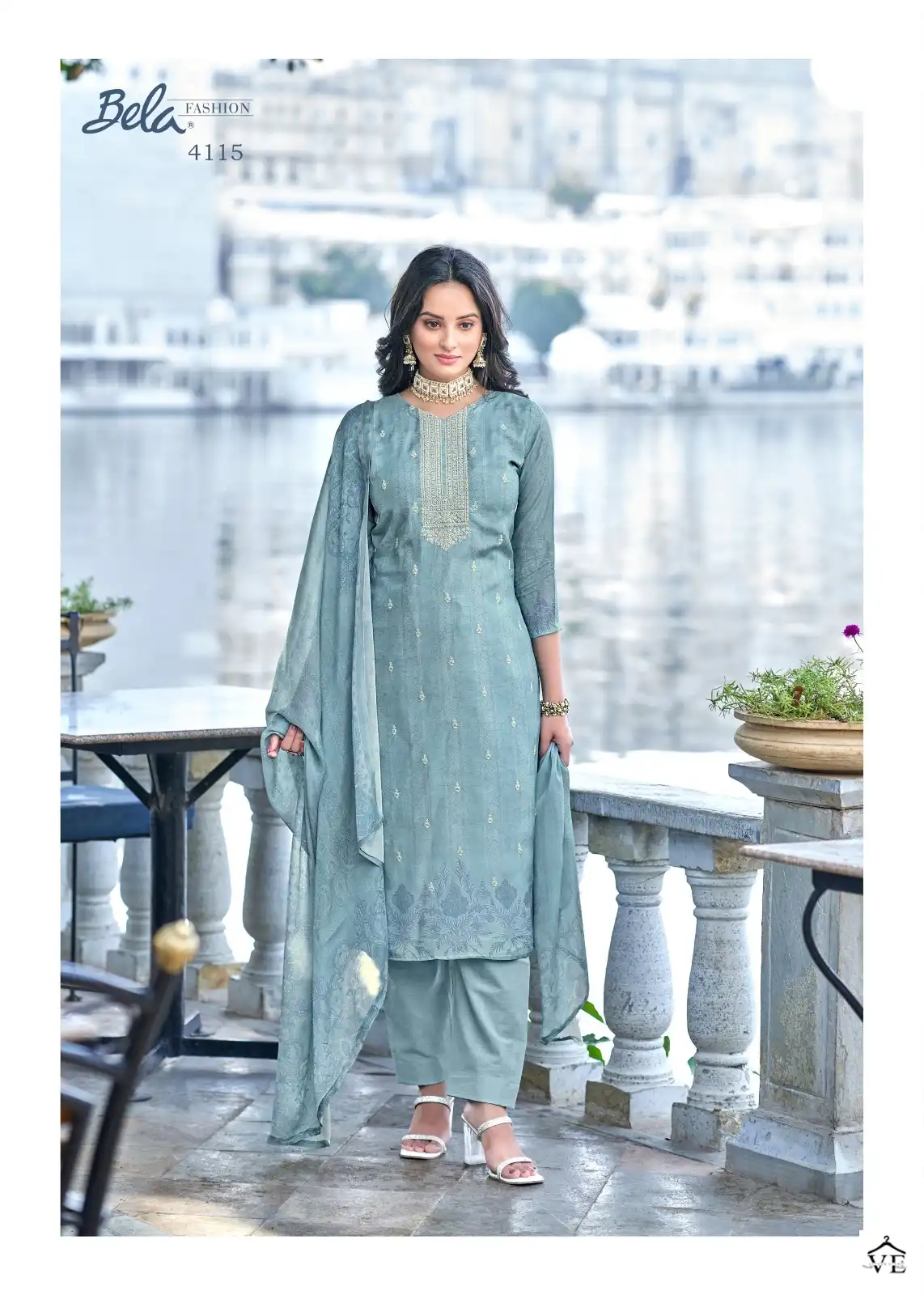 Bela Tulua Pure Muslin Wholesale Designer Salwar Suit Catalog — Wholesale Salwar Suits, MPA wholesale from Surat — view 5