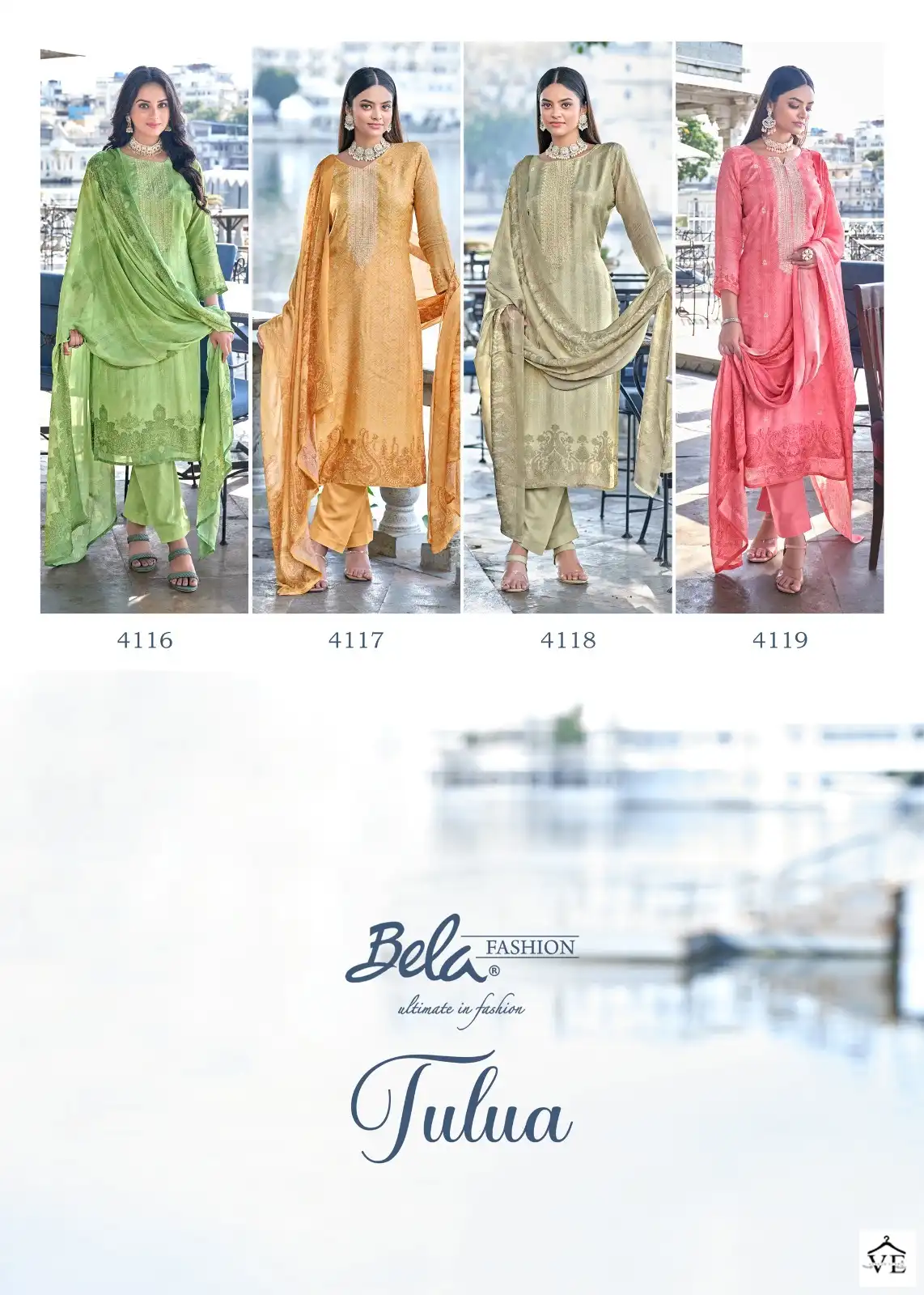 Bela Tulua Pure Muslin Wholesale Designer Salwar Suit Catalog — Wholesale Salwar Suits, MPA wholesale from Surat — view 8