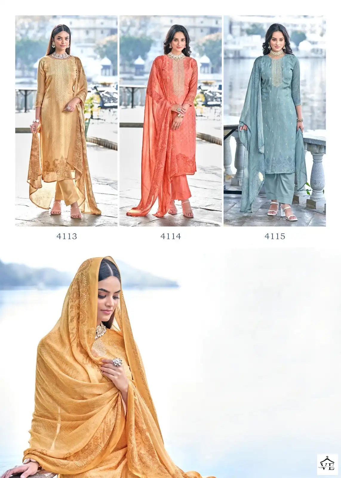 Bela Tulua Pure Muslin Wholesale Designer Salwar Suit Catalog — Wholesale Salwar Suits, MPA wholesale from Surat — view 9