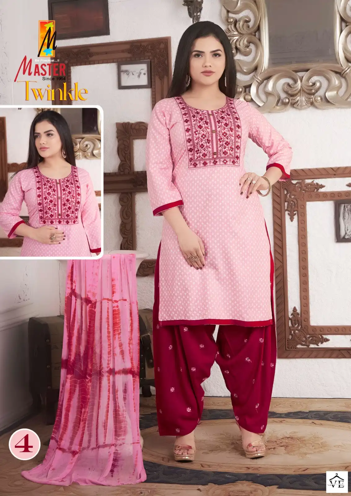 Master Twinkle Rayon Wholesale Readymade Salwar Suit Catalog — Wholesale Salwar Suits, MPA wholesale from Surat - Gallery Image 5