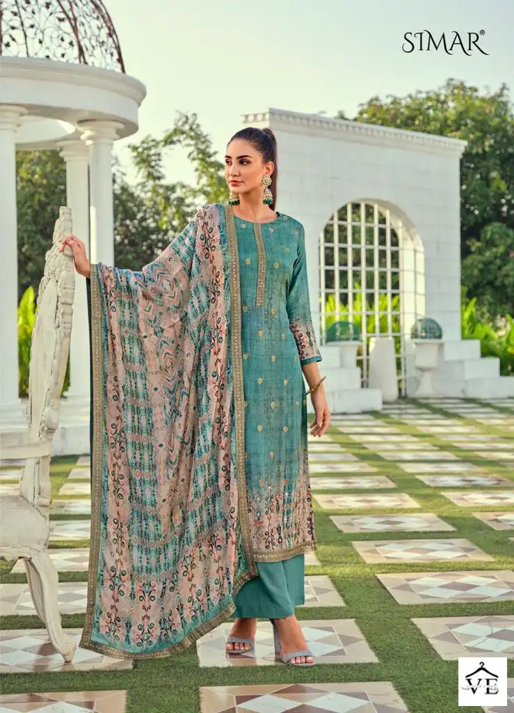 Glossy The Wild Vol 5 Pure Viscose Muslin Wholesale Designer Salwar Suit Catalog — Wholesale Salwar Suits, MPA wholesale from Surat - Gallery Image 3