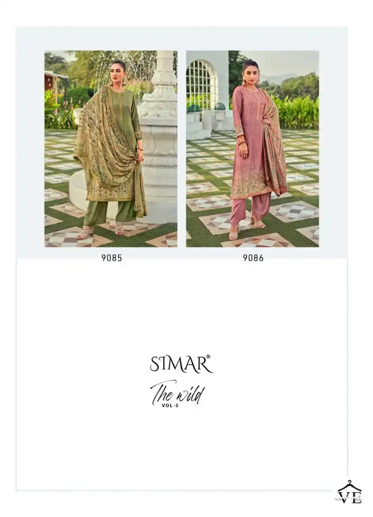 Glossy The Wild Vol 5 Pure Viscose Muslin Wholesale Designer Salwar Suit Catalog — Wholesale Salwar Suits, MPA wholesale from Surat - Gallery Image 7