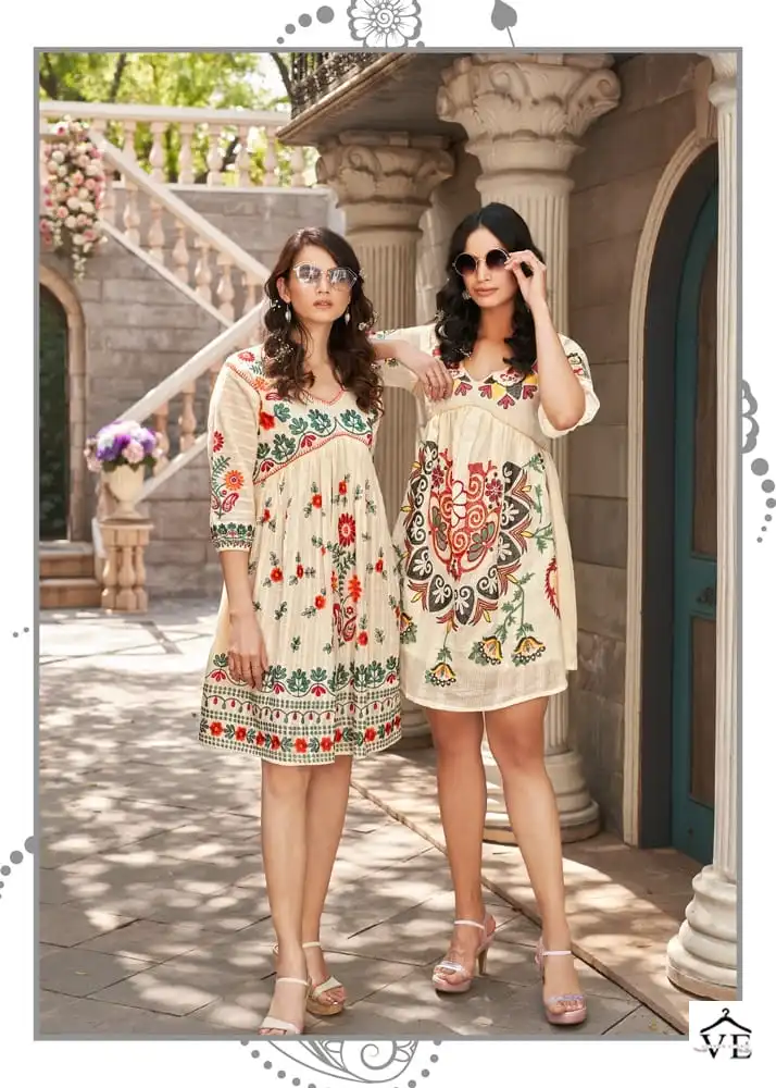 Vardan Ethnic Tunics Heavy Pure Cotton Wholesale Kurtis Catalog — Wholesale Kurtis, MPA wholesale from Surat - Gallery Image 2