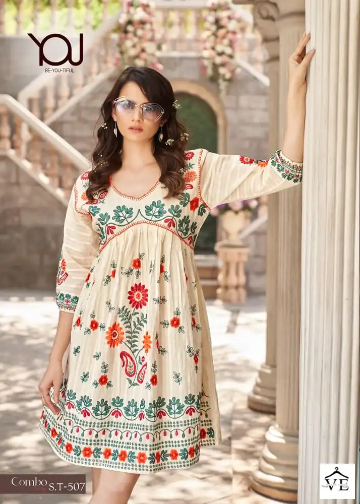 Vardan Ethnic Tunics Heavy Pure Cotton Wholesale Kurtis Catalog — Wholesale Kurtis, MPA wholesale from Surat — view 3