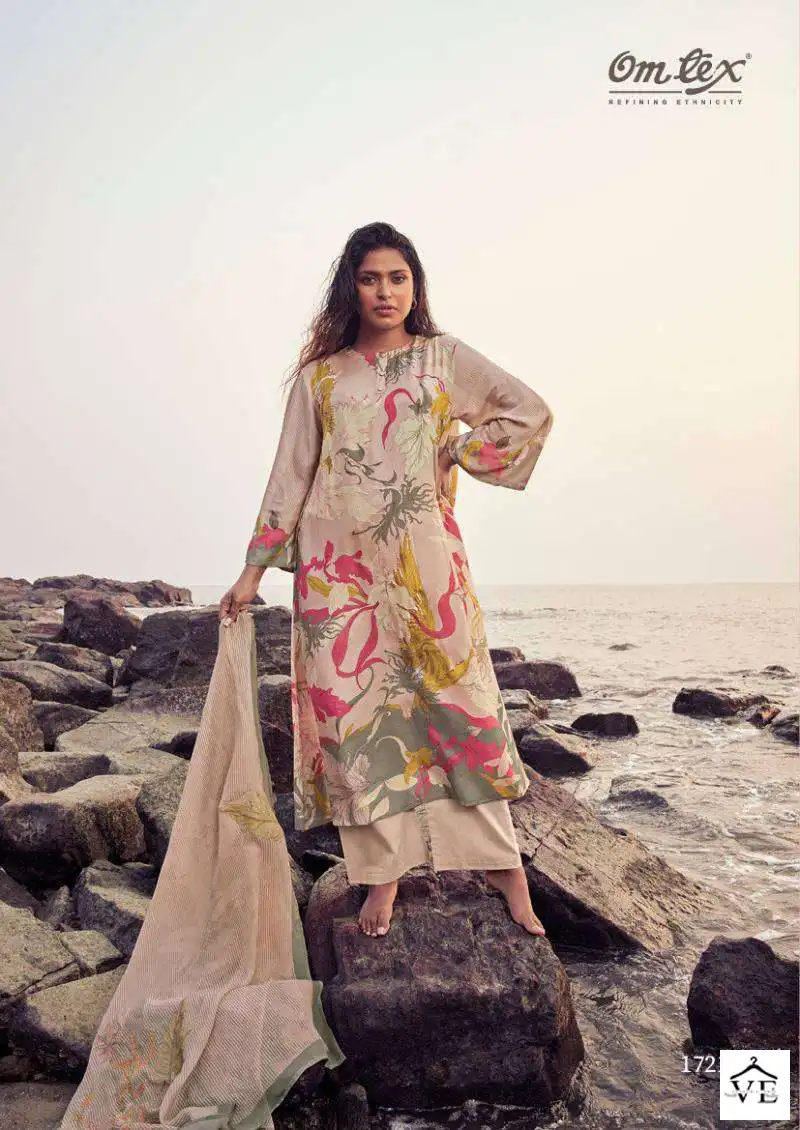 Omtex Vaari Pure Musleen Wholesale Designer Salwar Suit Catalog — Wholesale Salwar Suits, MPA wholesale from Surat - Gallery Image 2