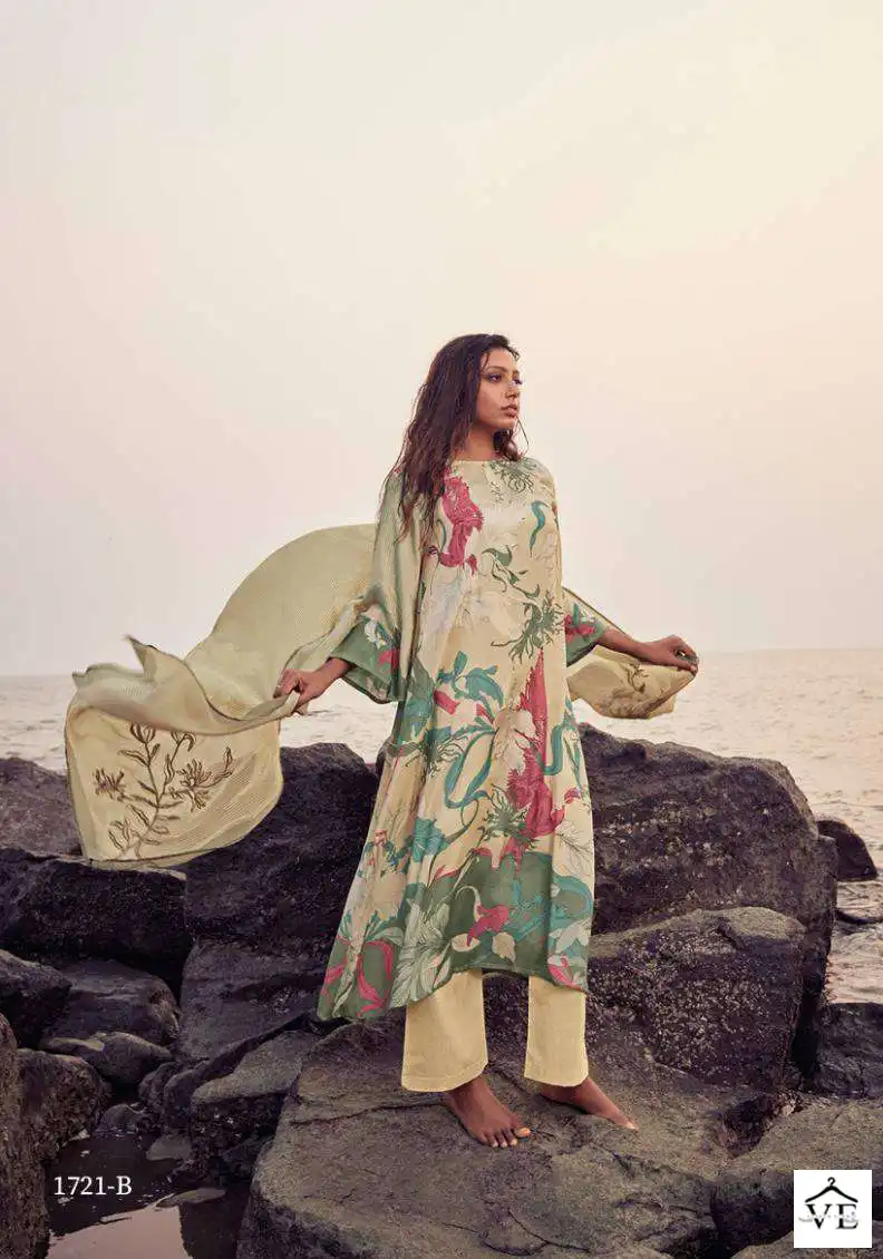 Omtex Vaari Pure Musleen Wholesale Designer Salwar Suit Catalog — Wholesale Salwar Suits, MPA wholesale from Surat - Gallery Image 3