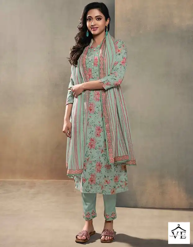 Vardan Ethnic Refresh Linen Wholesale Readymade Salwar Suit Catalog — Wholesale Salwar Suits, MPA wholesale from Surat — view 1