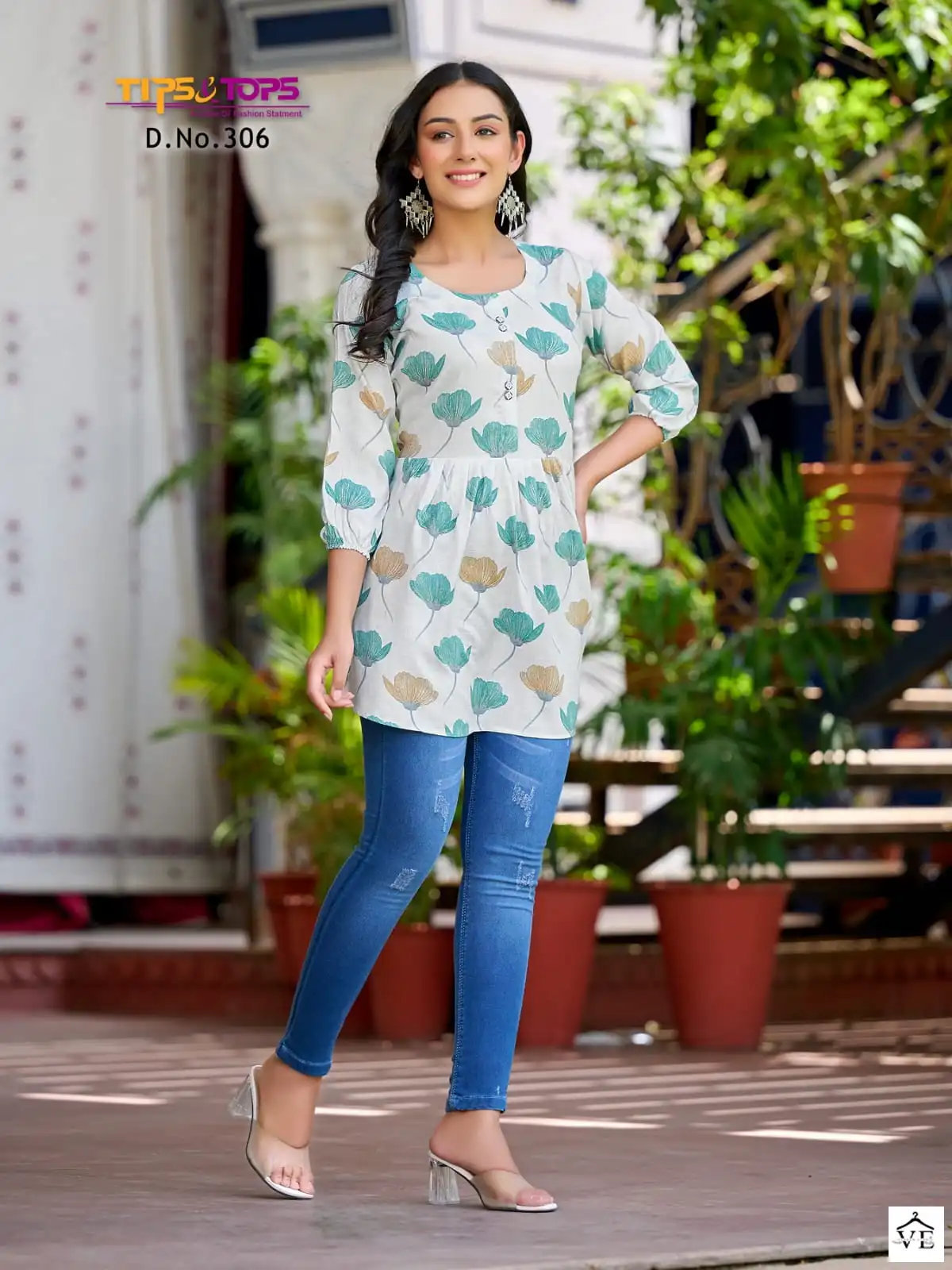 Tips & Tops Victoria Vol 3 Heavy Rayon Wholesale Kurtis Catalog — Wholesale Kurtis, MPA wholesale from Surat - Gallery Image 5
